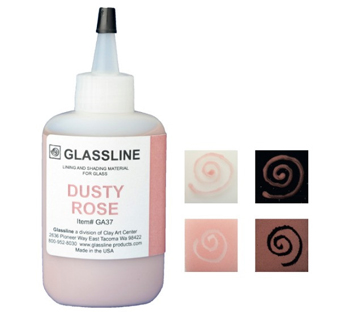 Glassline Paint Pen - Dusty Rose - Click Image to Close